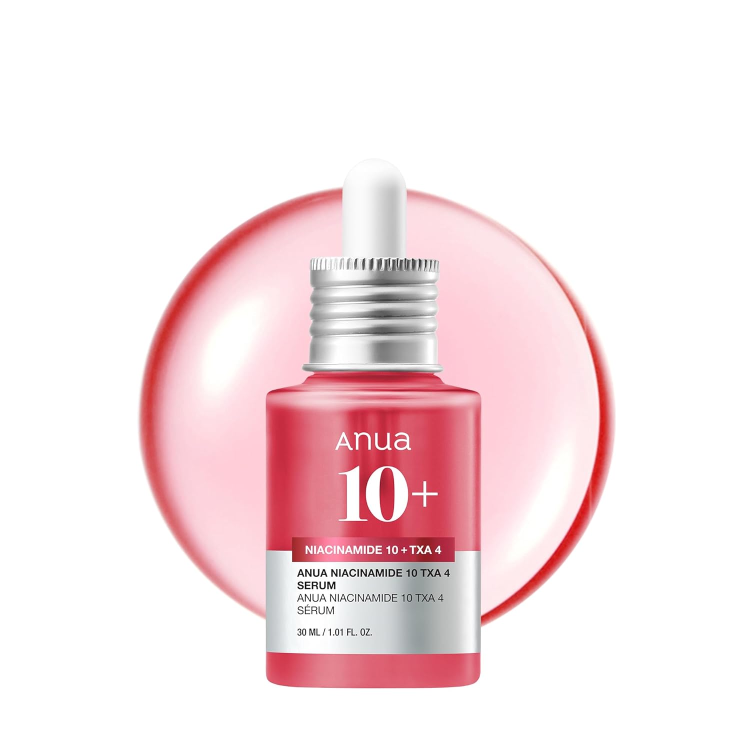 ANUA Niacinamide 10 + TXA 4 Serum, Hyaluronic Acid, Tranexamic acid, Facial Serum for Glass Skin