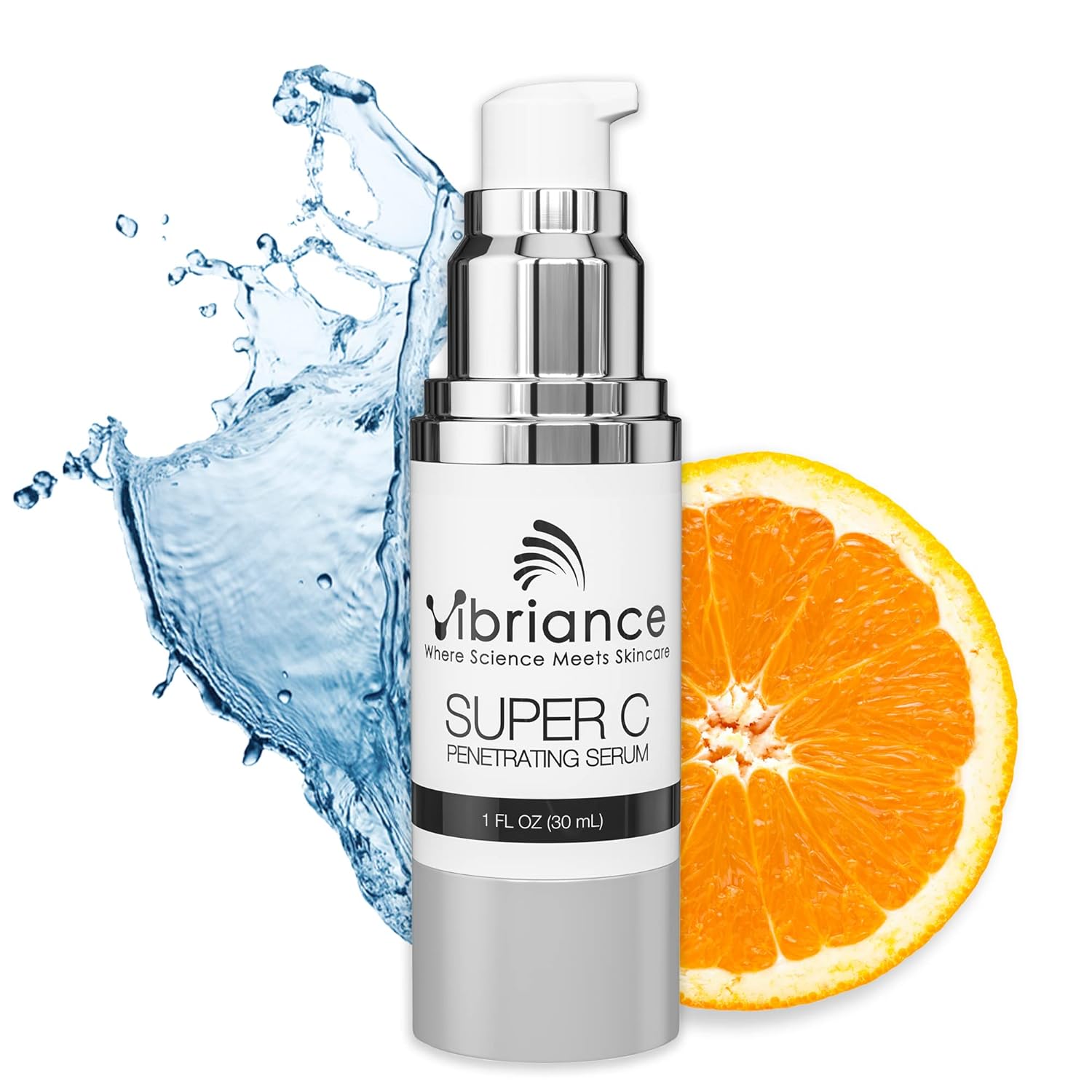 Vibriance Super C Serum for Mature Skin - All-in-One Vitamin Formula Hydrates, Firms, Lifts, Smooths