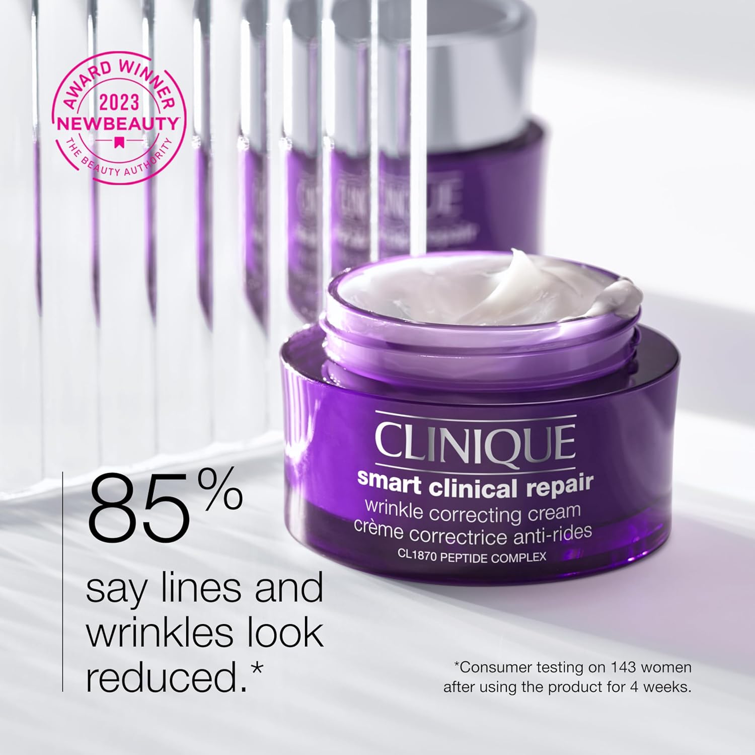 Clinique Smart Clinical Repair Wrinkle Correcting Face Cream With Hyaluronic Acid + Peptides