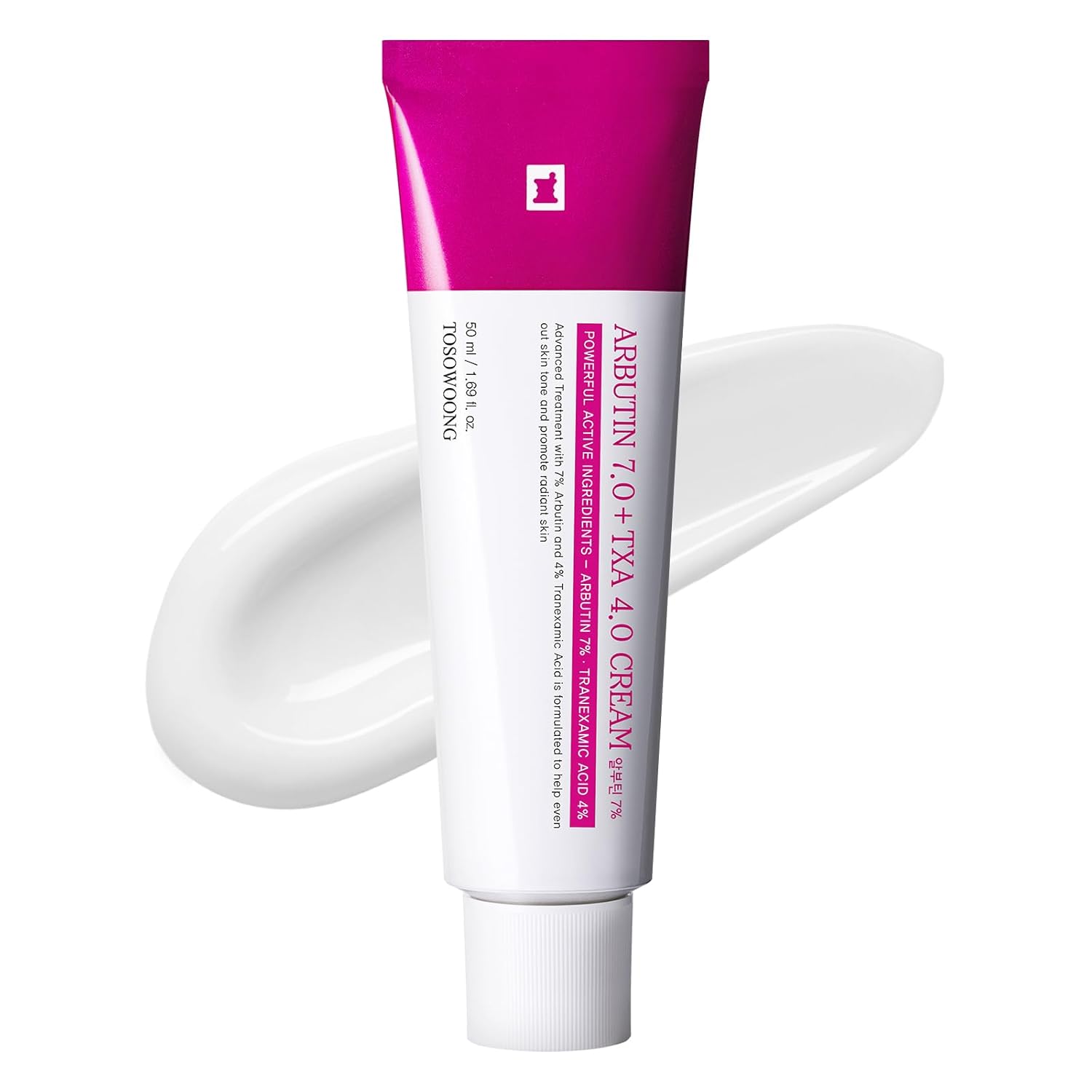 TOSOWOONG Arbutin 7% + Tranexamic Acid 4% Cream, 70,000ppm Arbutin