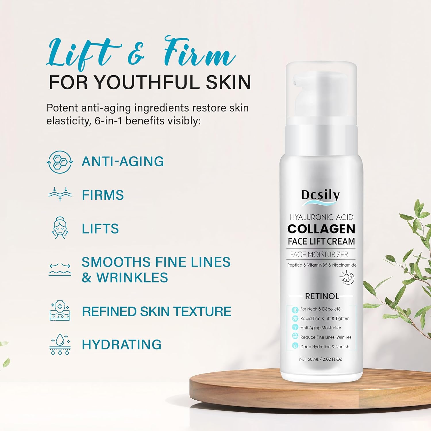 Dcsily Tighten and Lift Neck Cream: Instant Face Lift Cream
