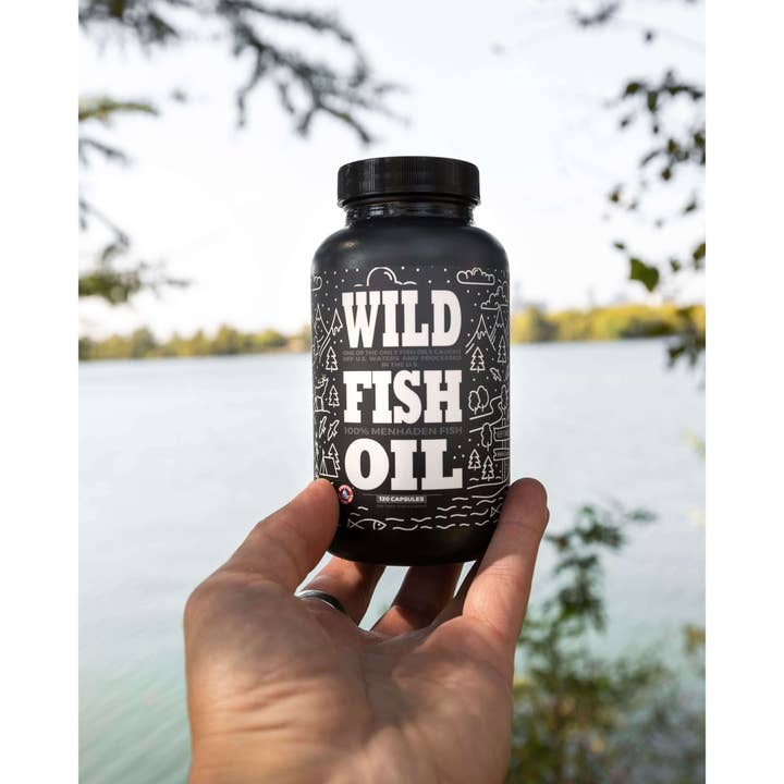 Wild Fish Oil Caps, Omega-3 DHA, EPA, DPA